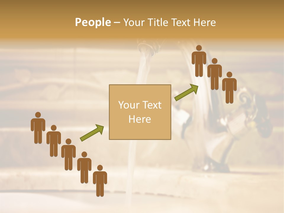 Bathroom Inox Tap PowerPoint Template