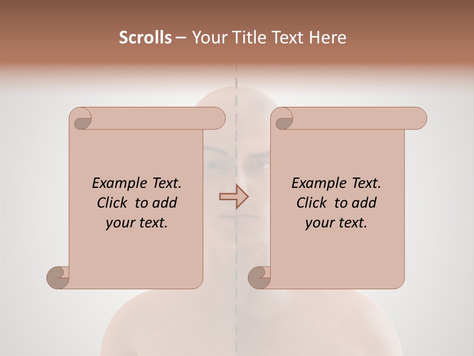 Feminine Abstract Homoual PowerPoint Template