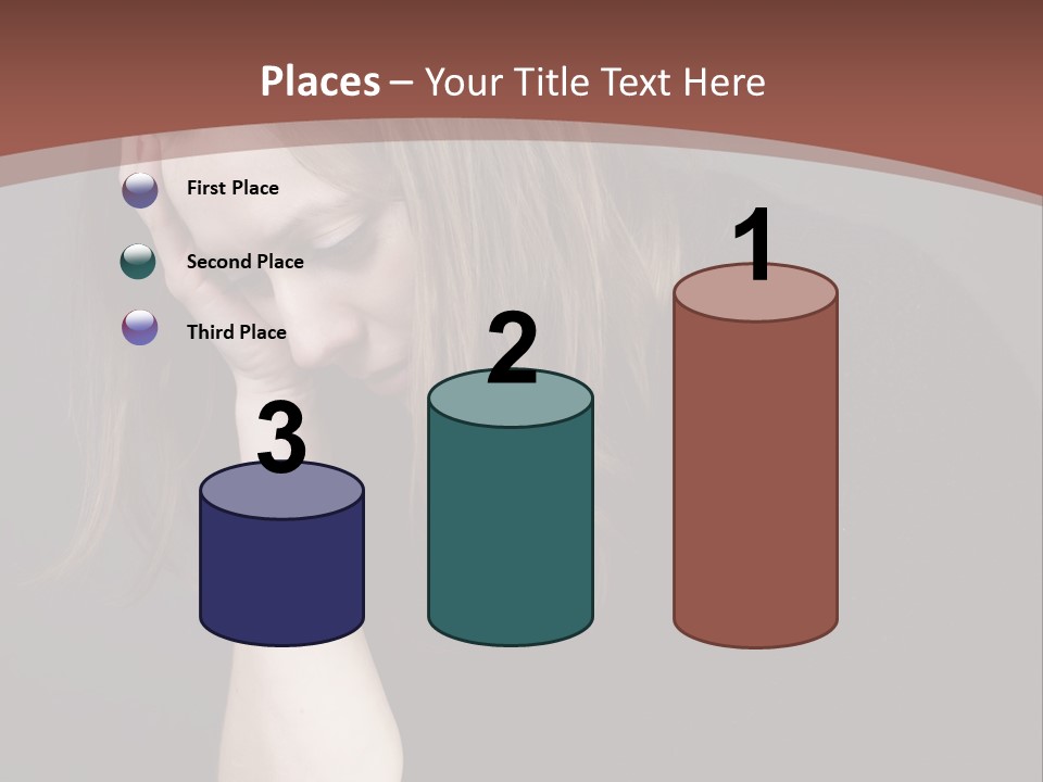 Suffering Sick Sad PowerPoint Template