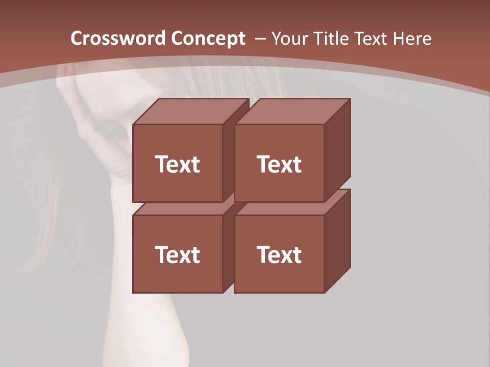 Suffering Sick Sad PowerPoint Template