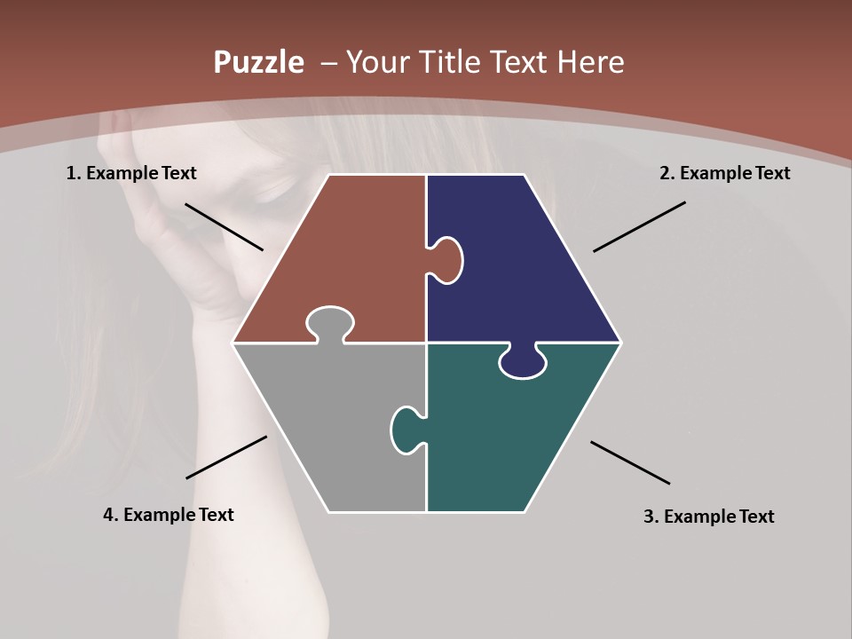 Suffering Sick Sad PowerPoint Template