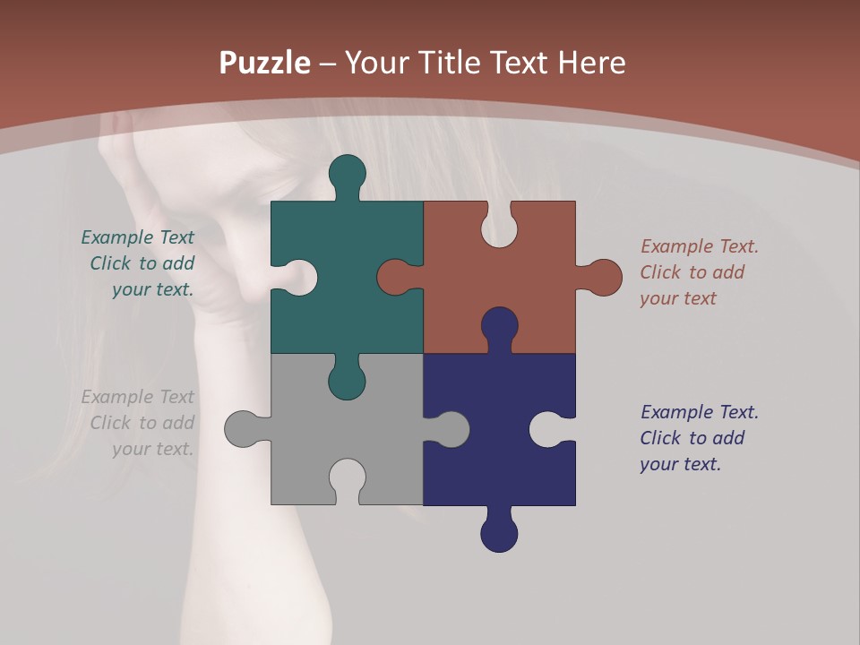 Suffering Sick Sad PowerPoint Template