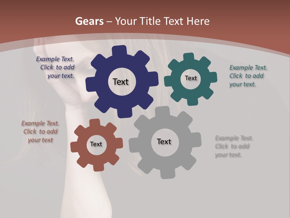 Suffering Sick Sad PowerPoint Template