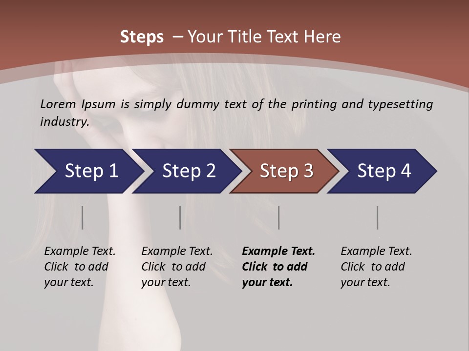 Suffering Sick Sad PowerPoint Template