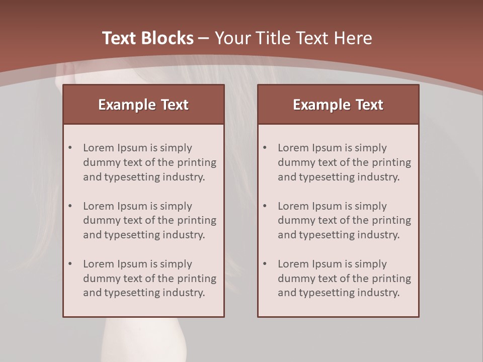 Suffering Sick Sad PowerPoint Template