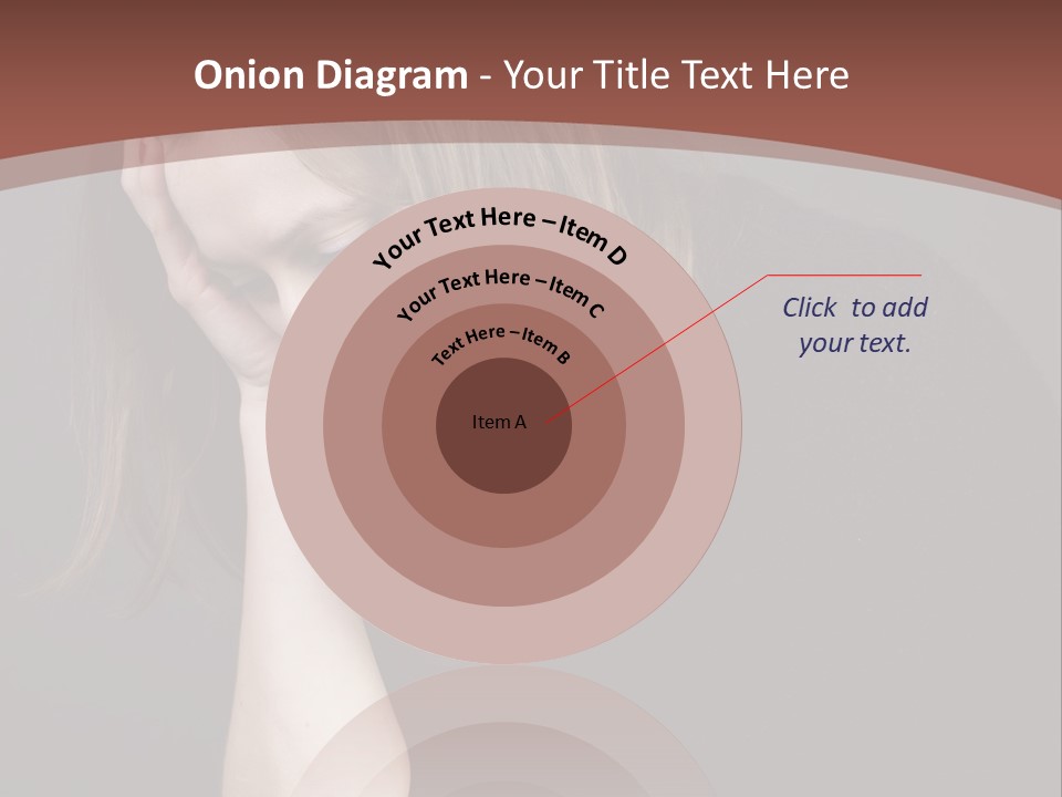 Suffering Sick Sad PowerPoint Template