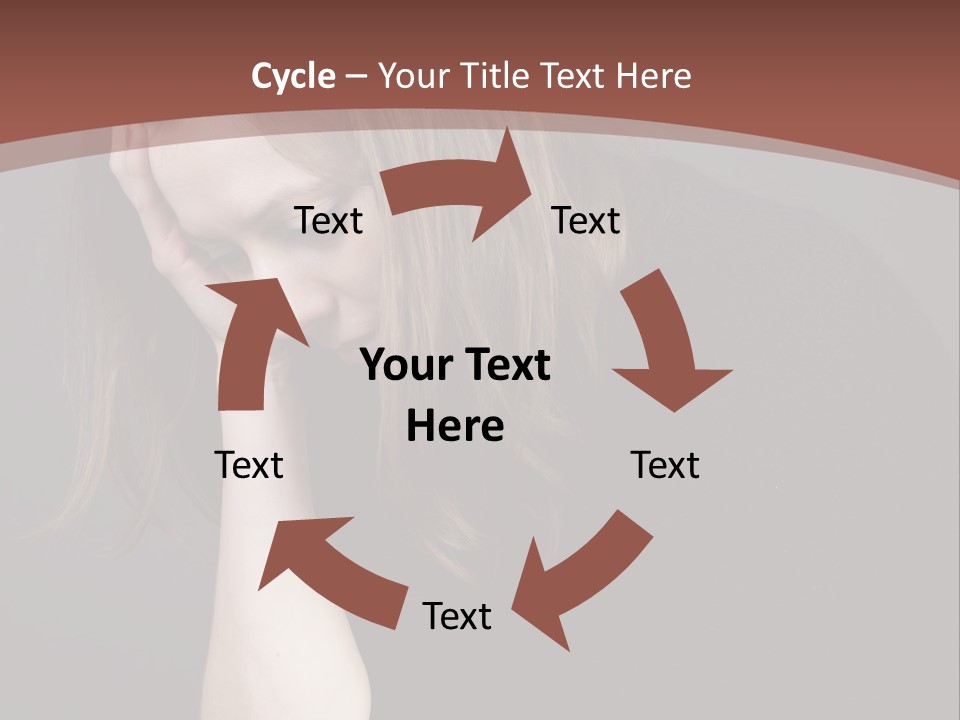 Suffering Sick Sad PowerPoint Template