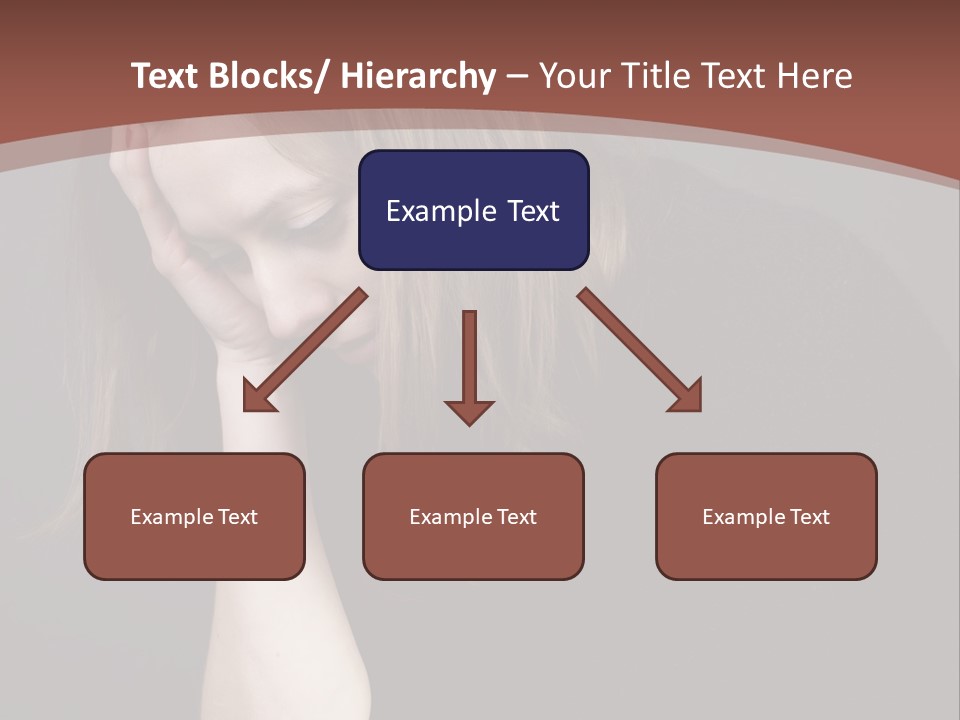 Suffering Sick Sad PowerPoint Template