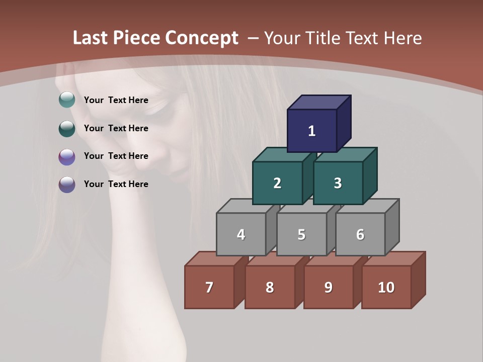 Suffering Sick Sad PowerPoint Template