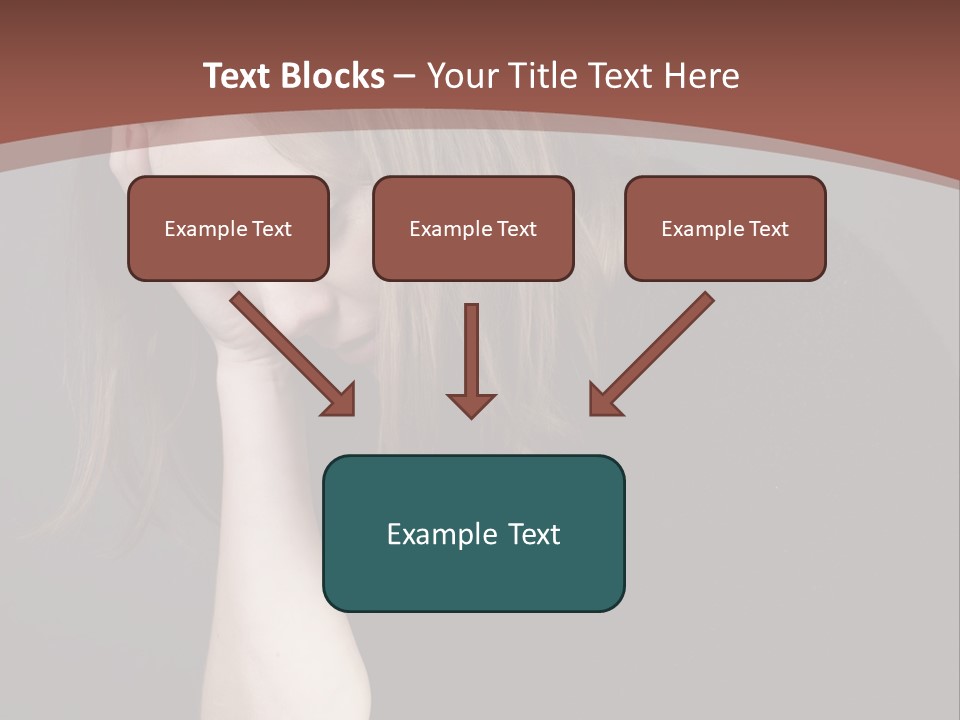Suffering Sick Sad PowerPoint Template