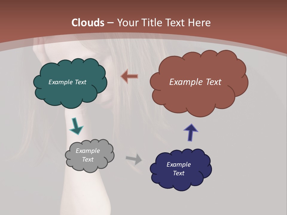 Suffering Sick Sad PowerPoint Template