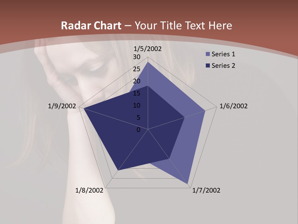 Suffering Sick Sad PowerPoint Template