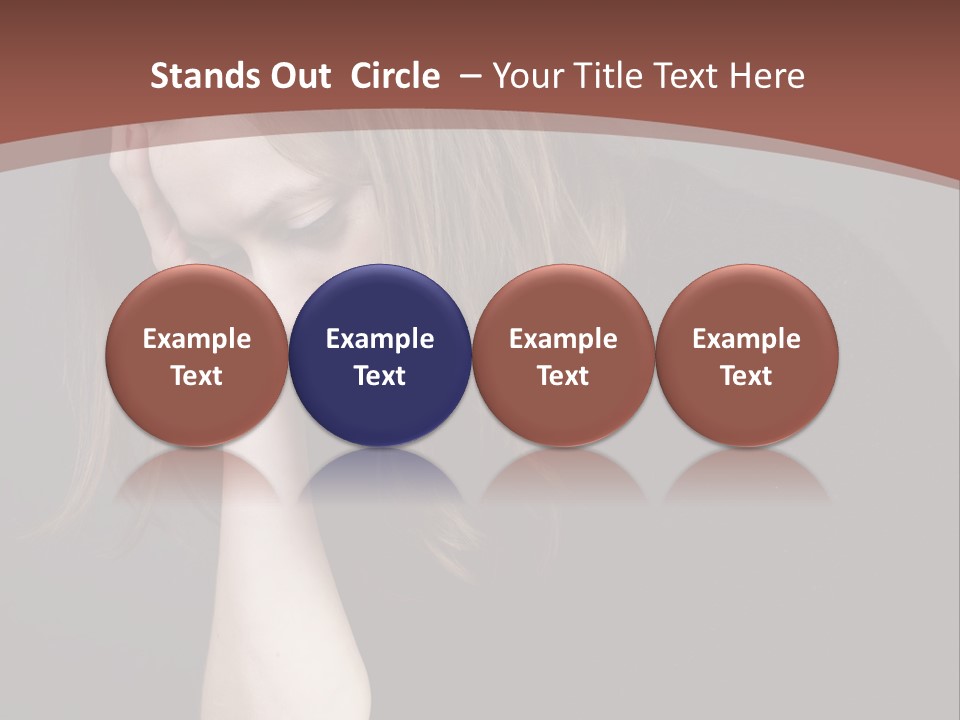 Suffering Sick Sad PowerPoint Template