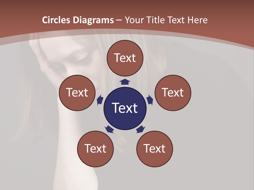 Suffering Sick Sad PowerPoint Template