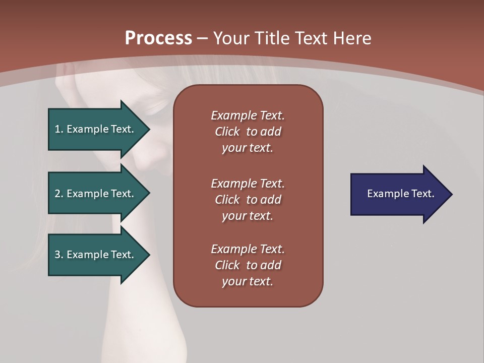 Suffering Sick Sad PowerPoint Template