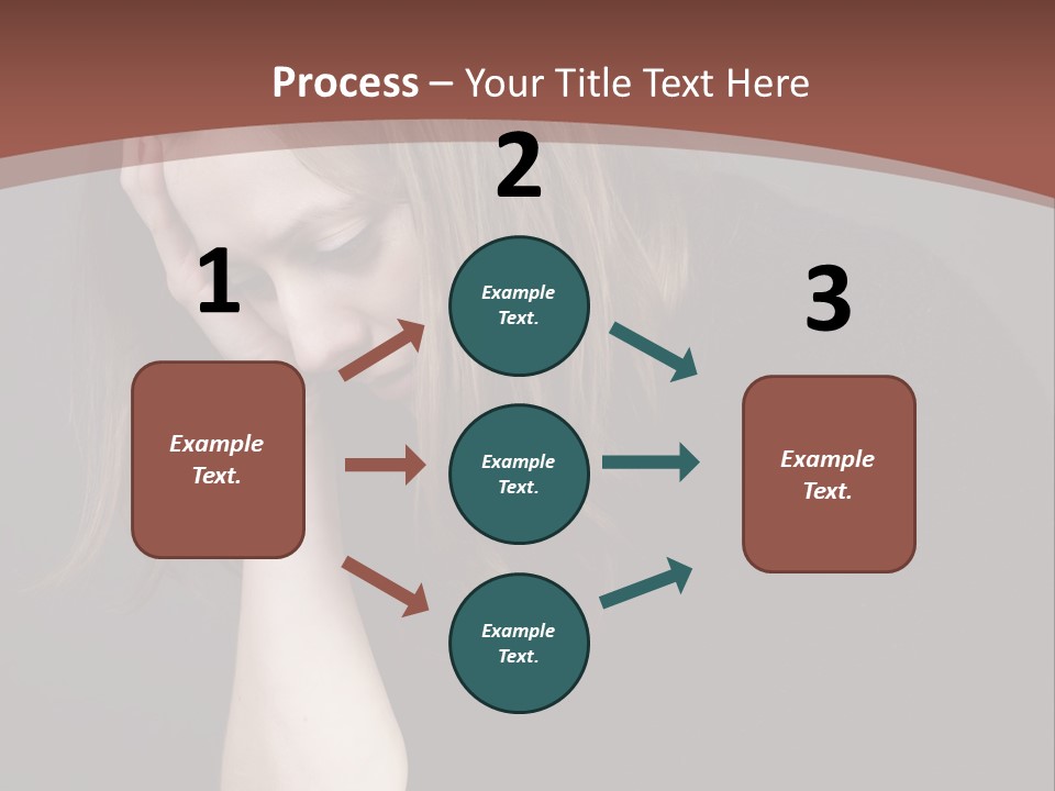 Suffering Sick Sad PowerPoint Template