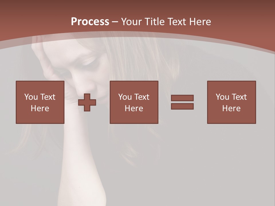 Suffering Sick Sad PowerPoint Template