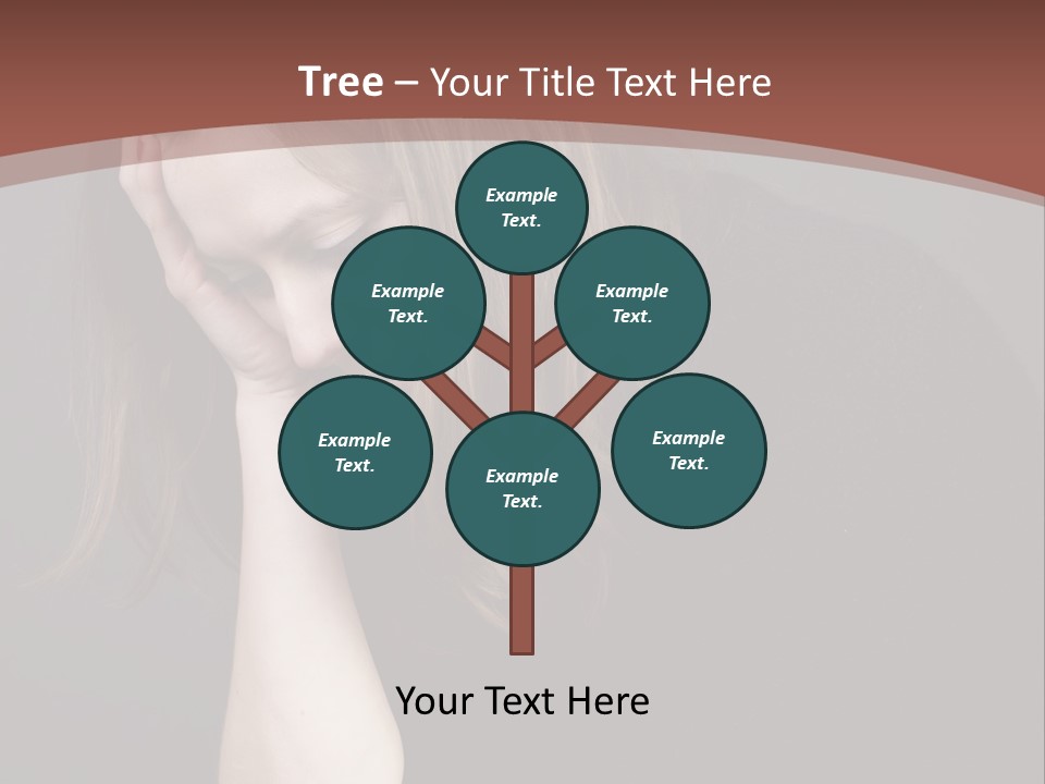 Suffering Sick Sad PowerPoint Template