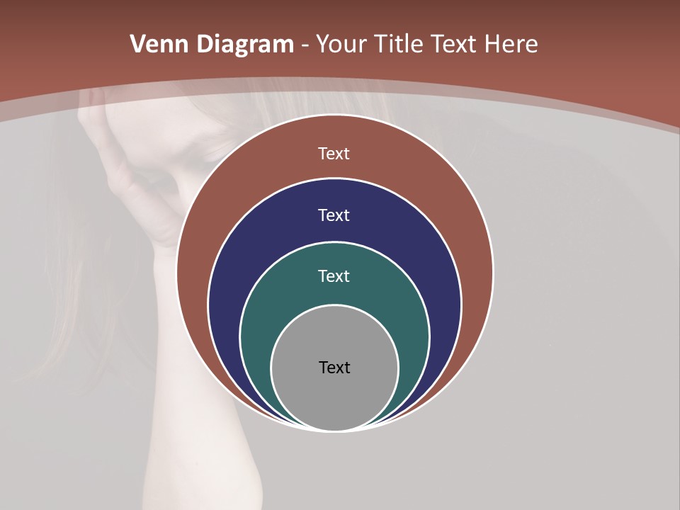 Suffering Sick Sad PowerPoint Template