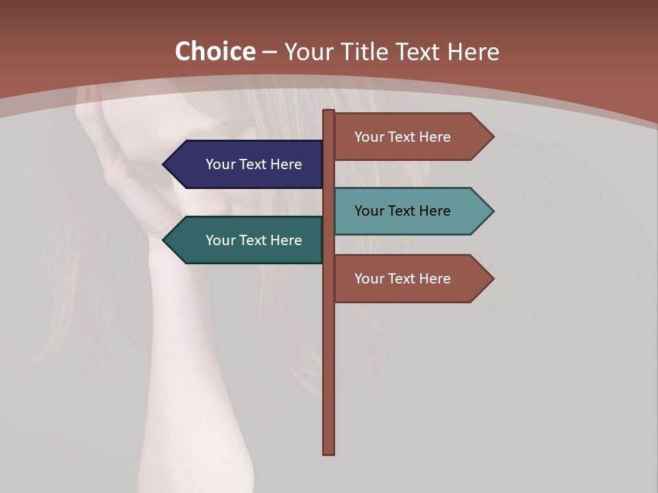 Suffering Sick Sad PowerPoint Template
