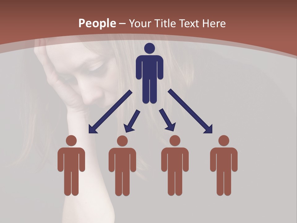 Suffering Sick Sad PowerPoint Template