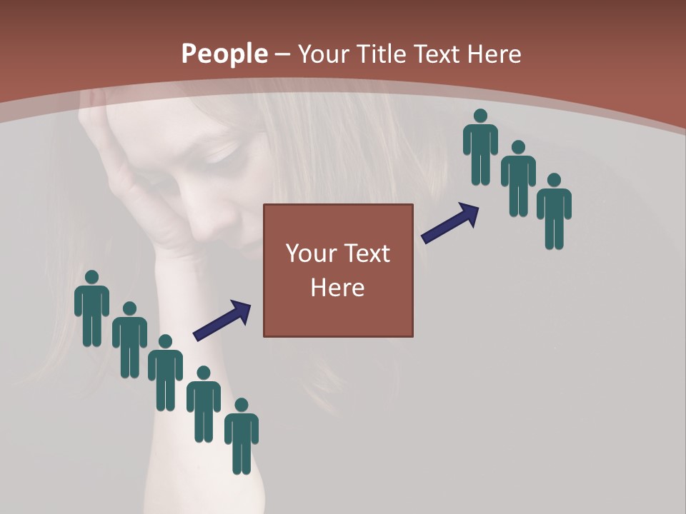 Suffering Sick Sad PowerPoint Template