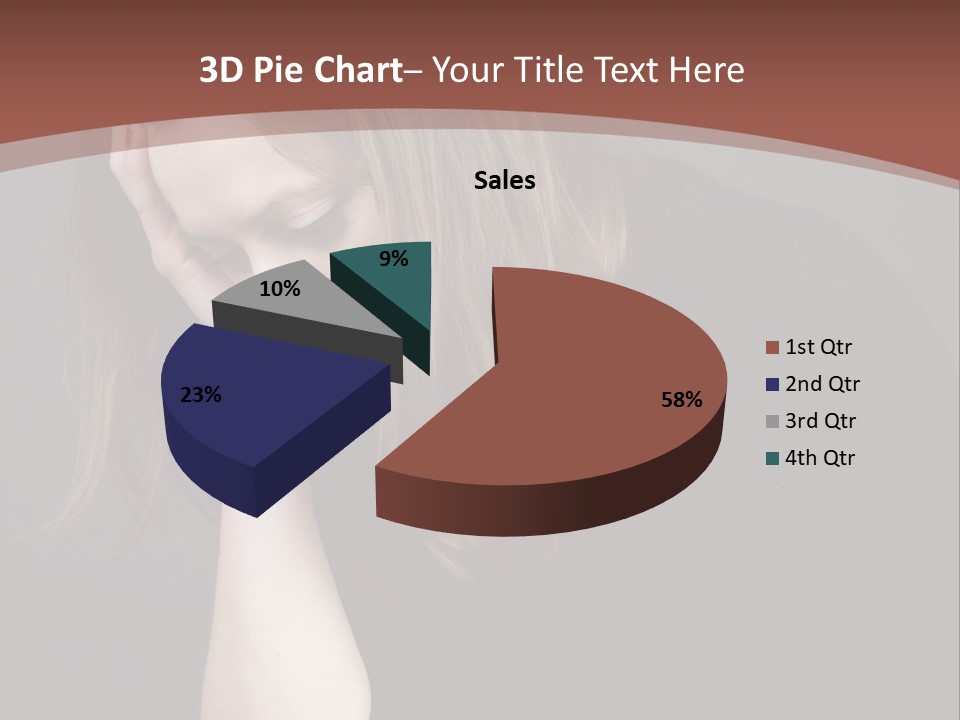 Suffering Sick Sad PowerPoint Template