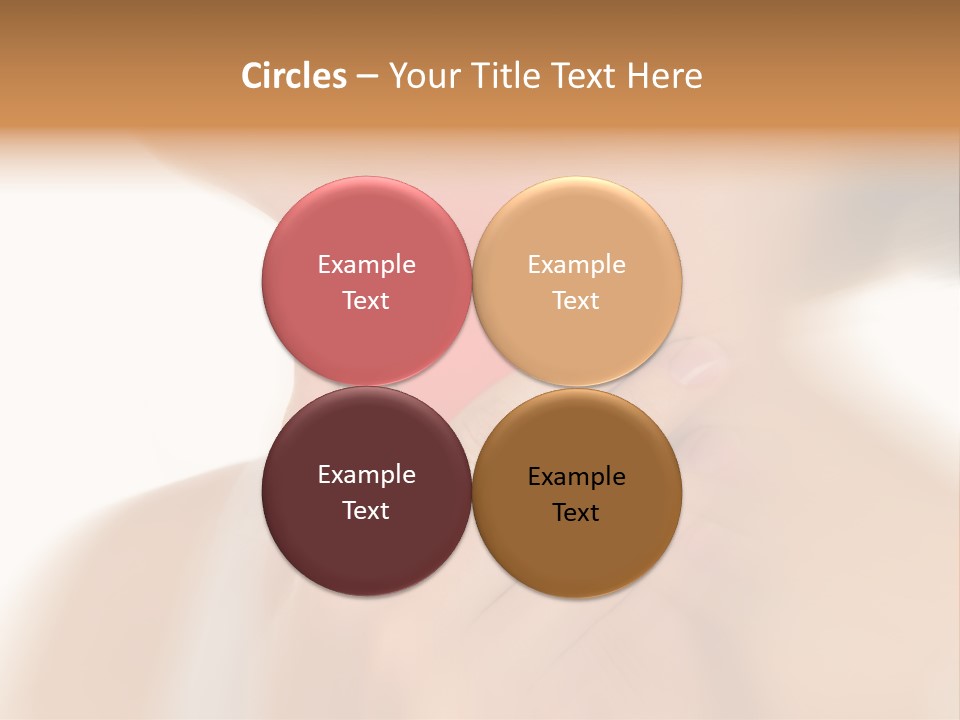 A Woman Holding Her Neck With Her Hands PowerPoint Template