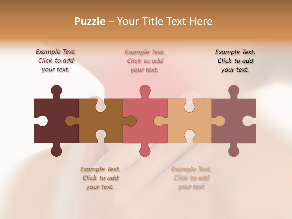 A Woman Holding Her Neck With Her Hands PowerPoint Template