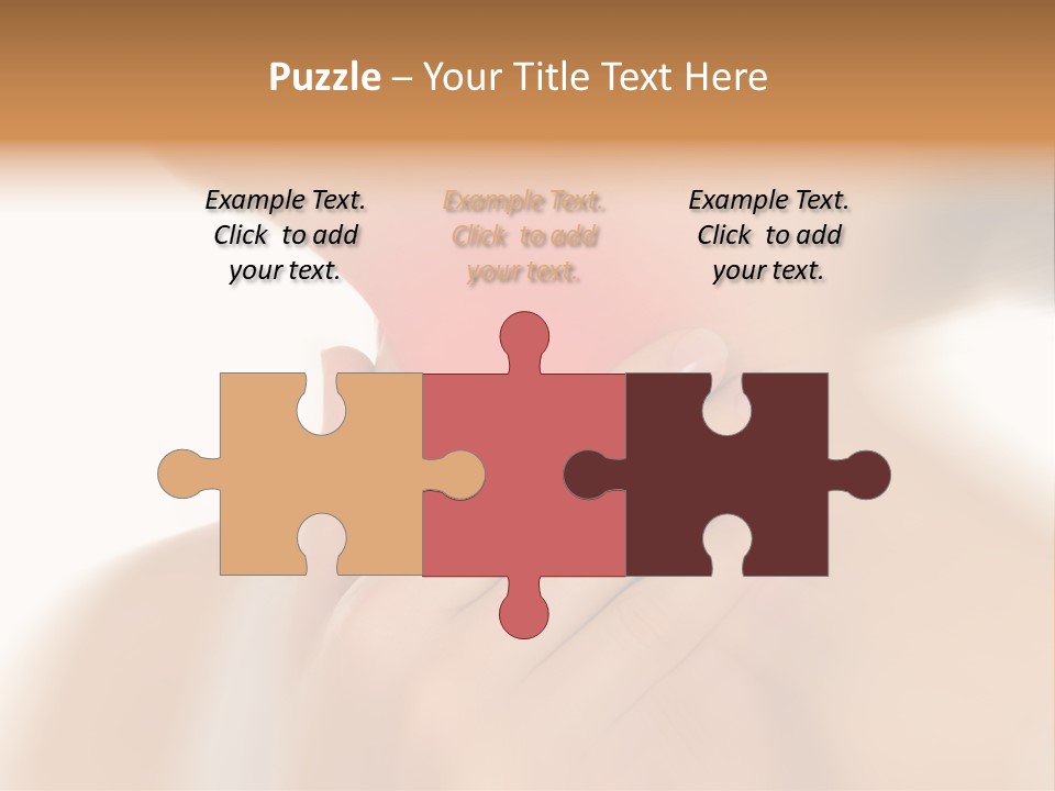 A Woman Holding Her Neck With Her Hands PowerPoint Template