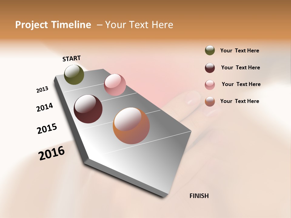 A Woman Holding Her Neck With Her Hands PowerPoint Template