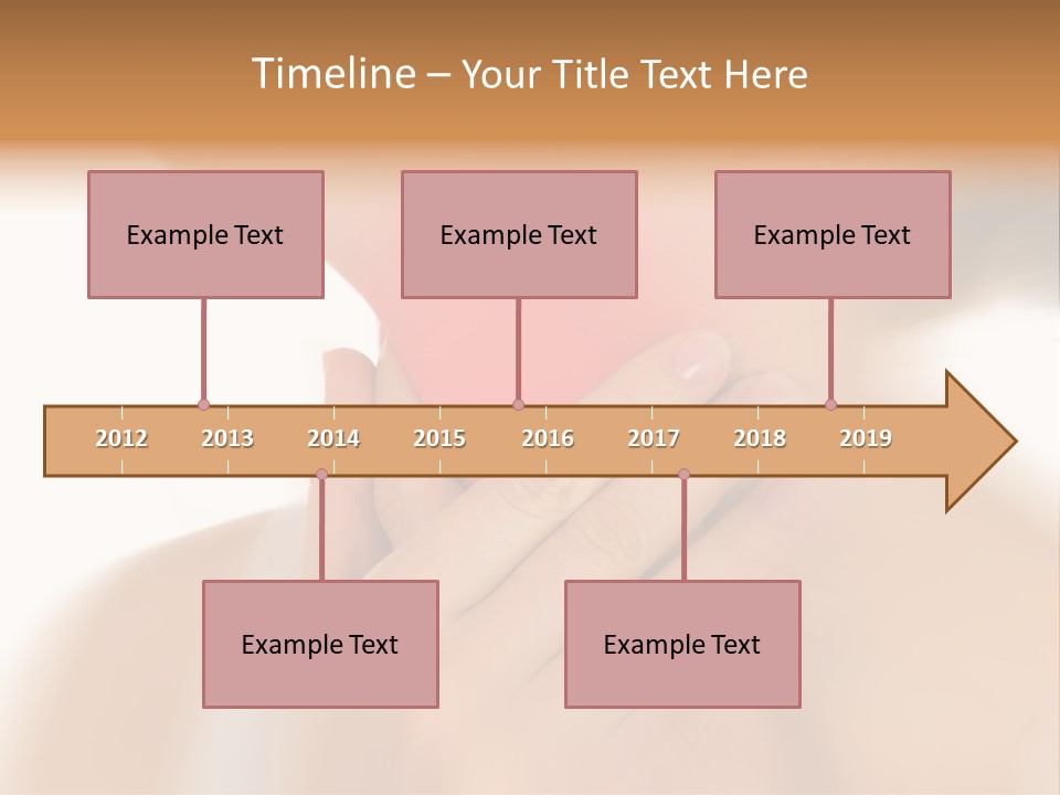 A Woman Holding Her Neck With Her Hands PowerPoint Template