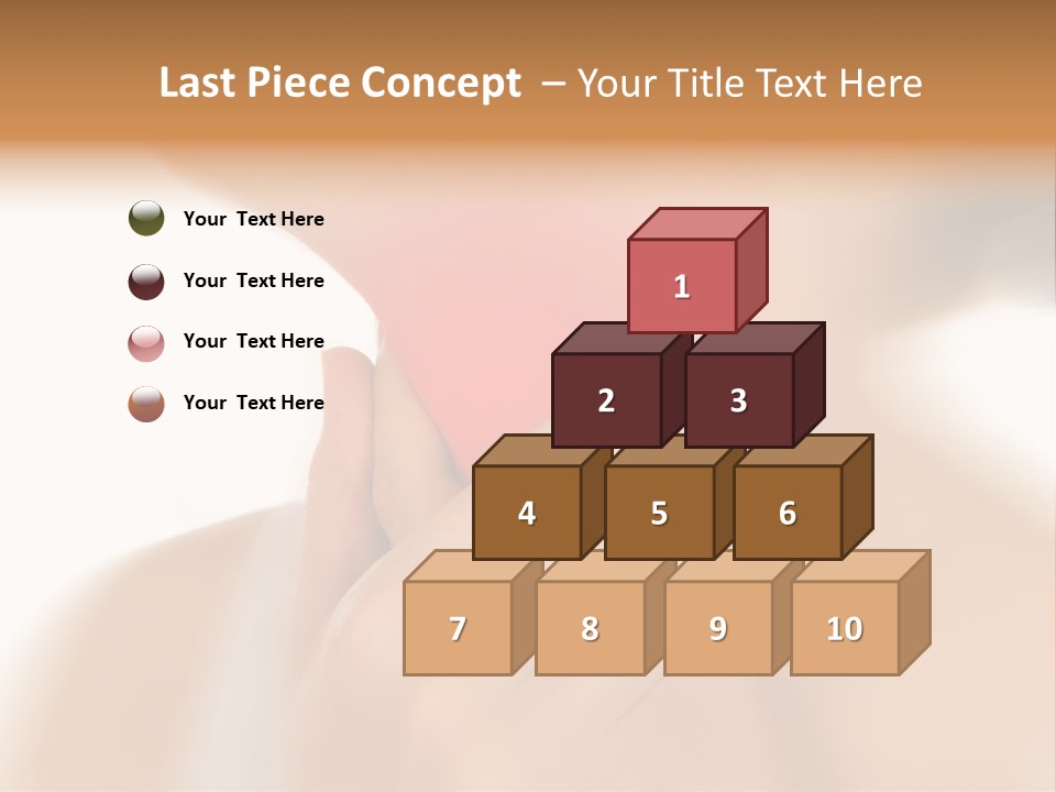 A Woman Holding Her Neck With Her Hands PowerPoint Template