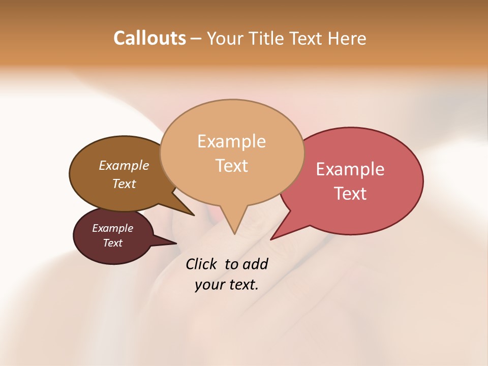 A Woman Holding Her Neck With Her Hands PowerPoint Template