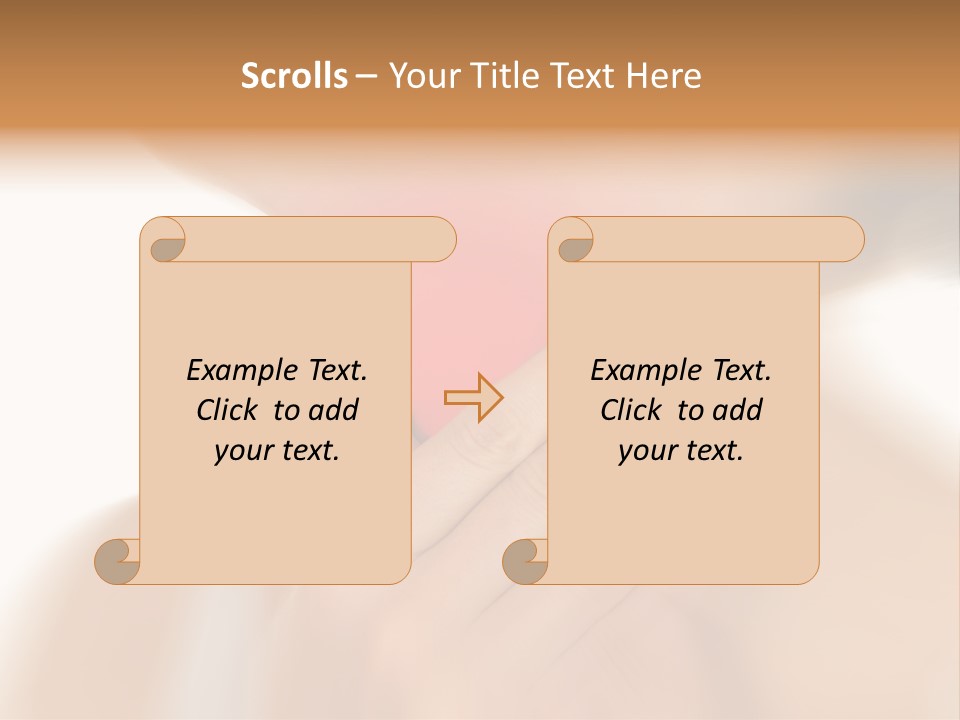 A Woman Holding Her Neck With Her Hands PowerPoint Template
