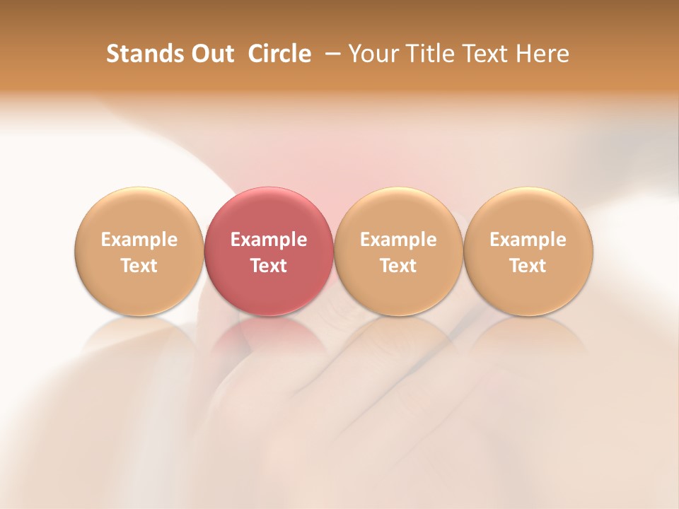 A Woman Holding Her Neck With Her Hands PowerPoint Template