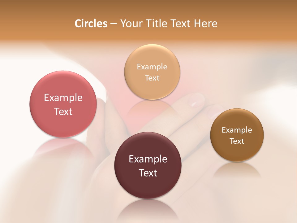 A Woman Holding Her Neck With Her Hands PowerPoint Template