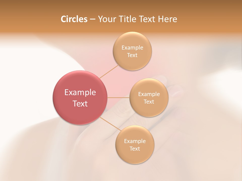 A Woman Holding Her Neck With Her Hands PowerPoint Template