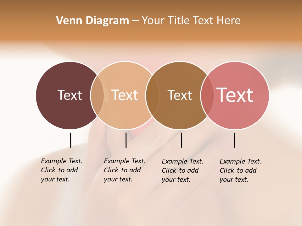 A Woman Holding Her Neck With Her Hands PowerPoint Template