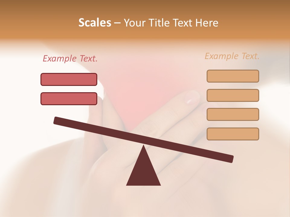 A Woman Holding Her Neck With Her Hands PowerPoint Template