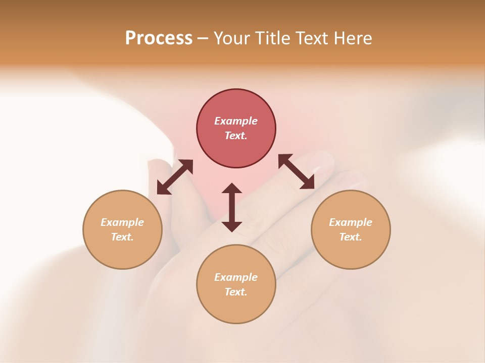 A Woman Holding Her Neck With Her Hands PowerPoint Template