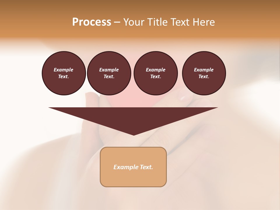 A Woman Holding Her Neck With Her Hands PowerPoint Template