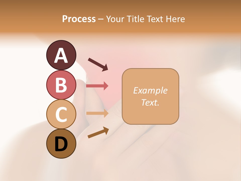 A Woman Holding Her Neck With Her Hands PowerPoint Template