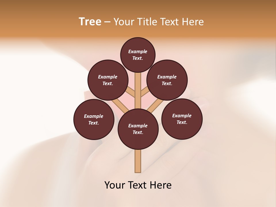 A Woman Holding Her Neck With Her Hands PowerPoint Template