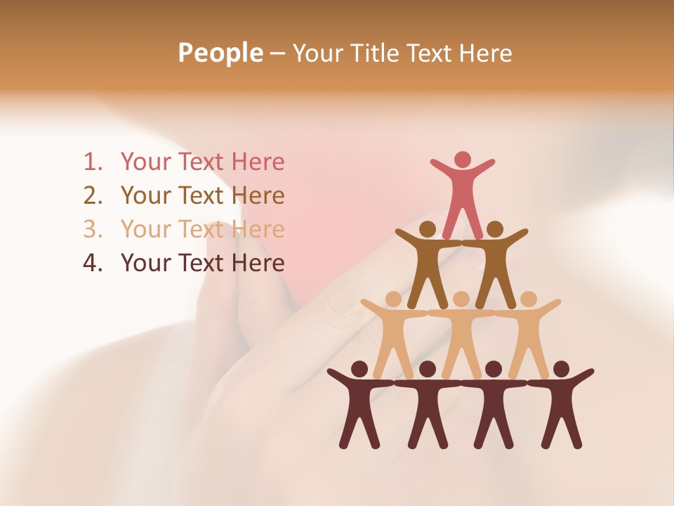 A Woman Holding Her Neck With Her Hands PowerPoint Template