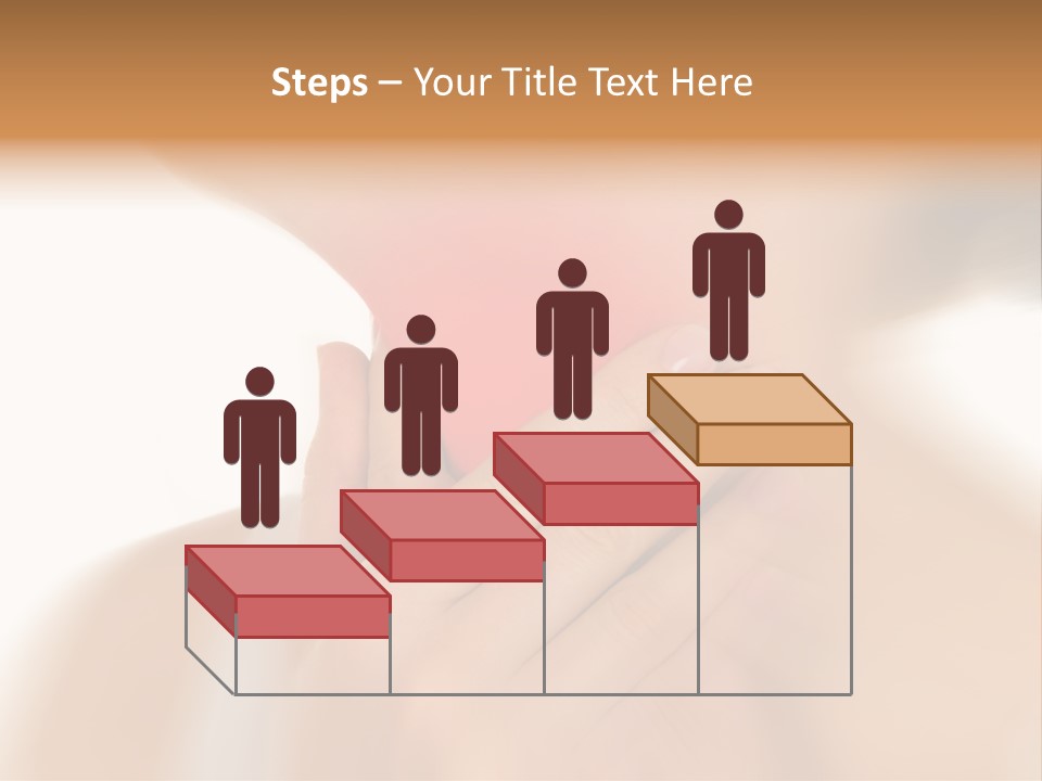 A Woman Holding Her Neck With Her Hands PowerPoint Template