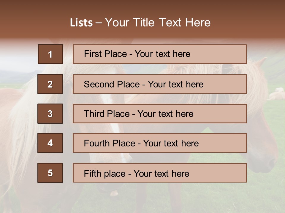 Coat Chestnut Breeding PowerPoint Template