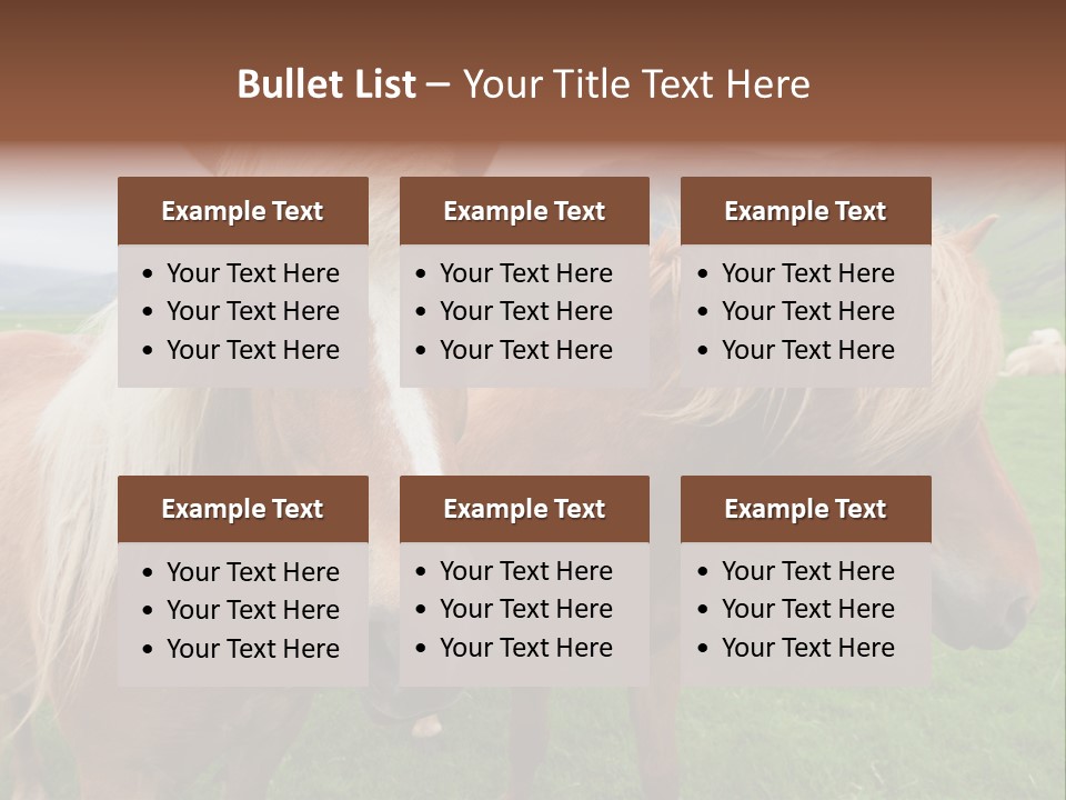 Coat Chestnut Breeding PowerPoint Template