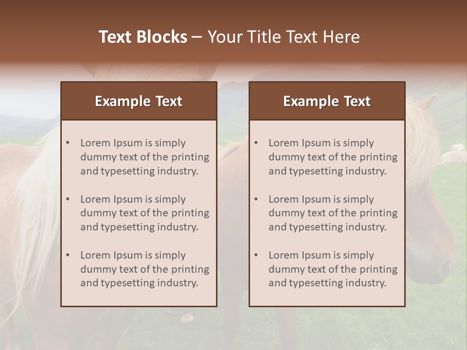 Coat Chestnut Breeding PowerPoint Template