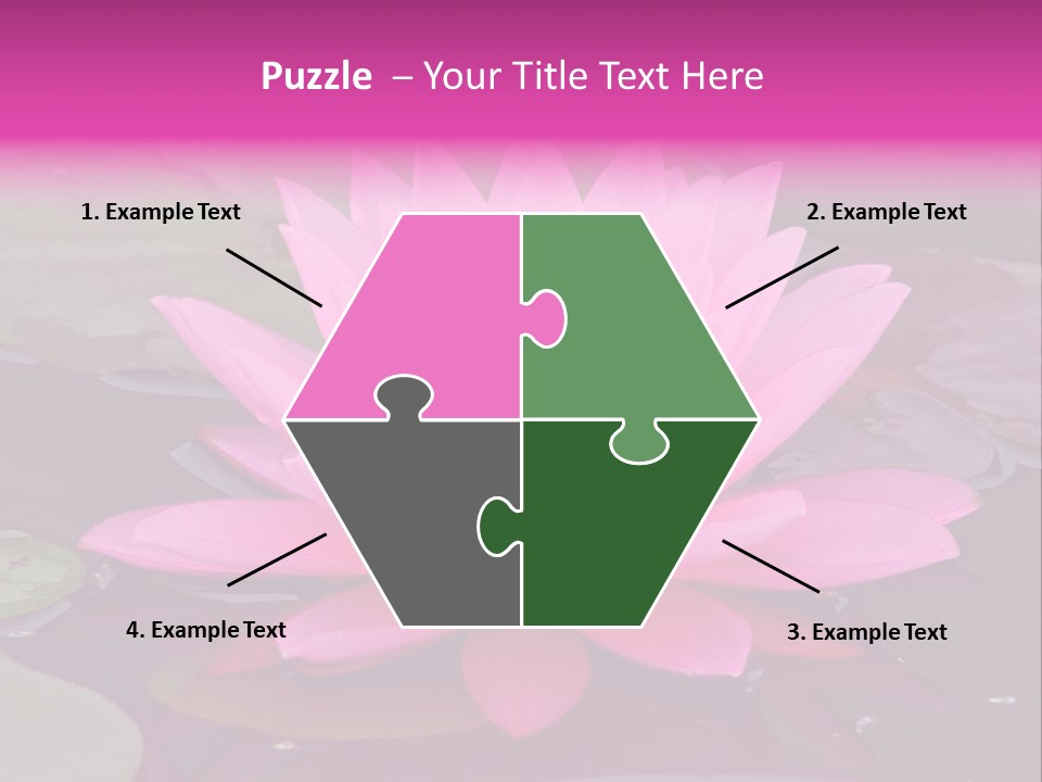 Natural Wet Pure PowerPoint Template